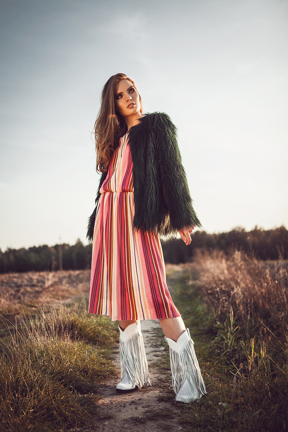 KOWBOJKI BIAŁE FRĘDZLAMI - obrazek 4