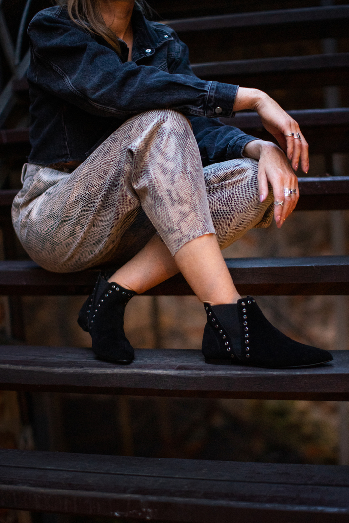 CZARNE BOTKI JESSY - obrazek 2