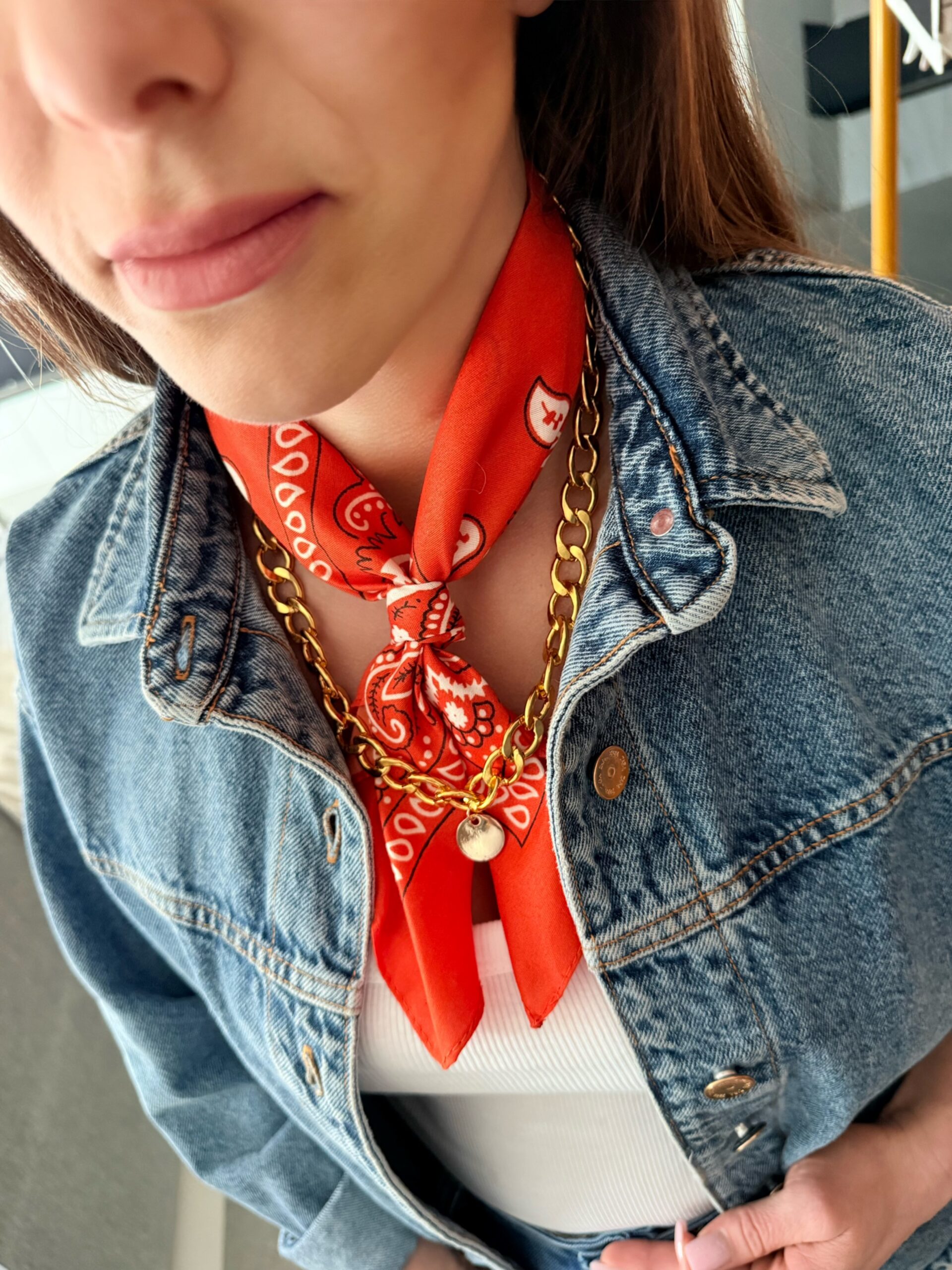 NASZYJNIK BANDANA PARI BOHO SUNSET